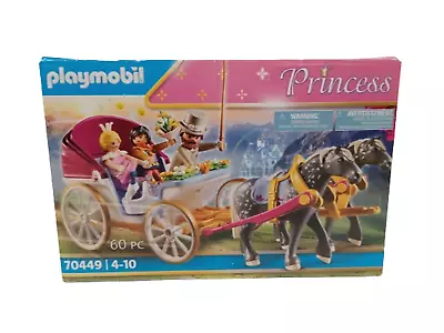 Buy Playmobil 70449 Princess Castle Horse-Drawn Carriage - Brand New & Sealed • 9.99£