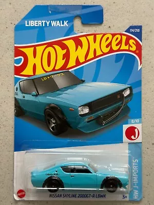 Buy Hot Wheels NISSAN SKYLINE 2000GT-R LBWK J-Imports With Protector Liberty Walk • 9.99£