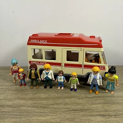 Buy Playmobil Vintage Ambulance Medic Medical Van Toy + Figures Bundle Joblot • 5£