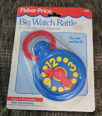 Buy Vintage Big Watch Rattle #1469 Toy 1991 Collector Item Only • 4.65£