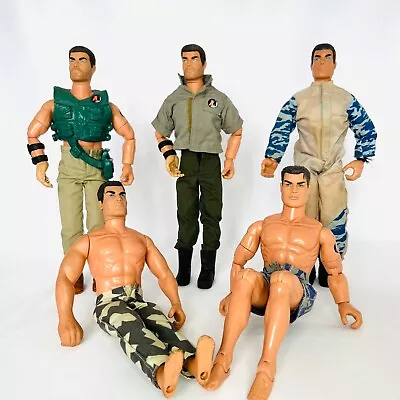 Buy 5 X Vintage 1990’s Action Man Figures With Accessories Bundle • 23£