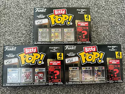 Buy Funko Bitty Pop Five Nights At Freddys 12 Figures - (brand New) • 25.99£