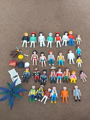 Buy Playmobil 29 Geobra Mixed People Toy Bundle Various Figures & Animal Accessories • 8£