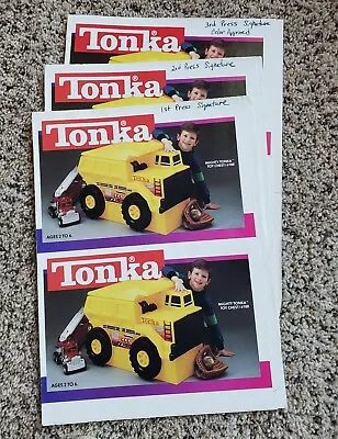 Buy 1990 Tonka Sales Catalog, Includes All 3 Signature Approval Versions • 12.42£