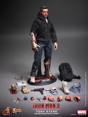 Buy New Hot Toys MMS209 Iron Man 3 Tony Stark The Mechanic 1/6 Collector's Figure • 189.99£