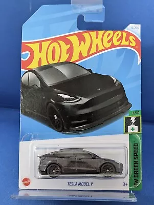 Buy Hot Wheels TESLA MODEL Y GREEN SPEED, Black, Long Card, Combined Postage  • 3.29£