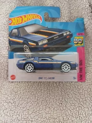 Buy HOT WHEELS TOY CAR,S  ( HW : THE'80s )  DMC DELOREAN BLUE IN COLOUR STILL ON BOX • 0.99£