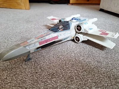 Buy Star Wars X-Wing Fighter - 1995 Collectible Official - Working SFX & Wings. • 20£