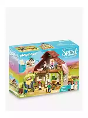 Buy Playmobil 70118 DreamWorks Spirit Barn With Lucky, Pru And Abigail • 25£