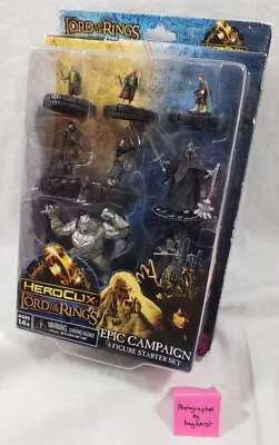 Buy Lord Of The Rings HeroClix Epic Campaign Starter Set NEW Hero Clix Ring 8 Figure • 48.45£
