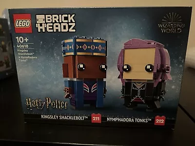 Buy LEGO Harry Potter 40618 Kingsley Shacklebolt & Nymphadora Tonks Brickheadz • 16.04£