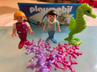 Buy Playmobil  Set 4814 Mermaid Prince & Princess With Seahorse • 6£