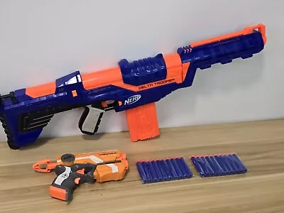 Buy Nerf Gun Bundle Delta Trooper Rifle + Attachments + Firestrike Pistol + Bullets  • 15.99£