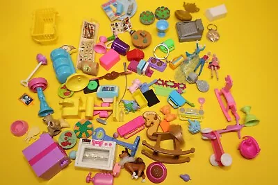 Buy Accessories For Barbie And Other Dolls 70pcs No Q18 • 15.17£