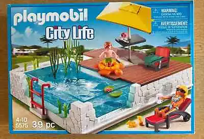Buy Brand New Playmobil 5575 City Life Luxury Mansion Swimming Pool With Terrace • 22.99£