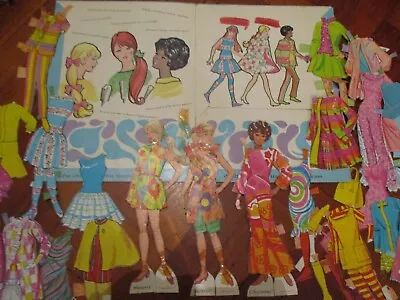 Buy   Barbie Paper Dolls And Clothes 1968 • 29.99£