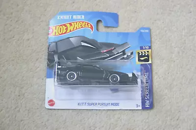 Buy Hot Wheels - Knight Rider K.I.T.T. Super Pursuit Mode Car. New On Short Card. • 7.95£