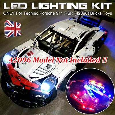 Buy LED Light Lighting Kits ONLY For Lego 42096 Technic Porsche 911 RSR Bricks Toys~ • 7.88£