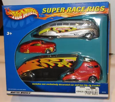 Buy Hot Wheels Super Race Rigs  & Exclusive Tail Dragger ~sealed New~ • 13.98£