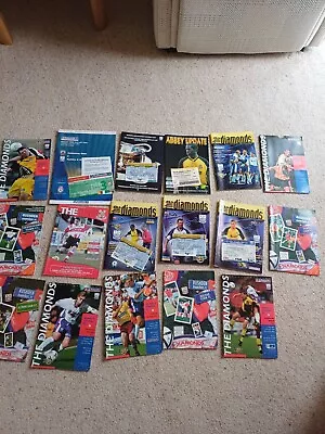 Buy Rushden And Diamonds Programme Bundle With Stubs Sold As Seen • 8£