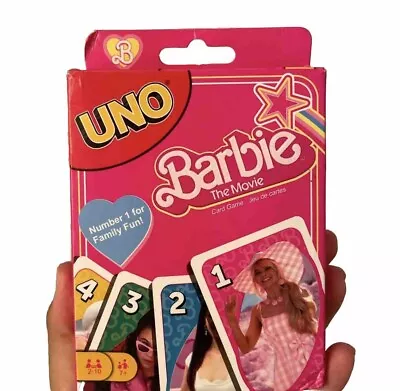 Buy UN Barbie Card Game Mattel, Children's Game Family Game Children, New - Original Packaging • 6.49£