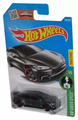 Buy Hot Wheels HW Green Speed 2/5 (2015) Dark Gray Tesla Model S Toy Car 242/250 • 28.18£