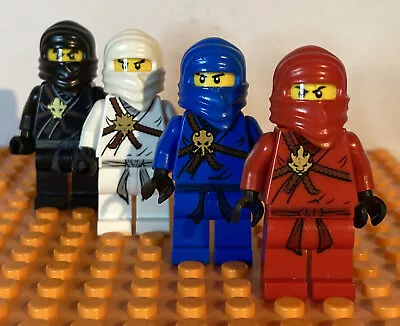 Buy Lego Minifigure Ninjago Bundle Golden Weapons. Kai, Jay, Zane & Cole Swords Inc. • 21.95£