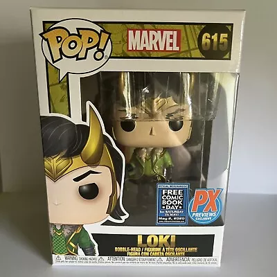 Buy Marvel Funko Pop! Comic Book Day PX Exclusive Loki #615   10/10 Condition • 15£