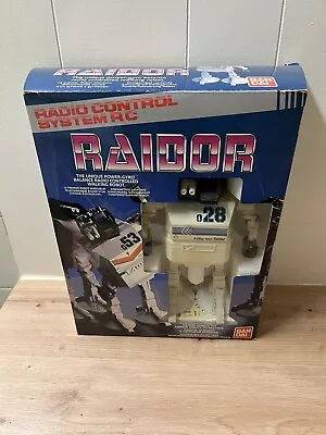 Buy Vintage 1985 ‘Raidor’ Bandai Robot. Boxed & Working. Good Condition. • 150£