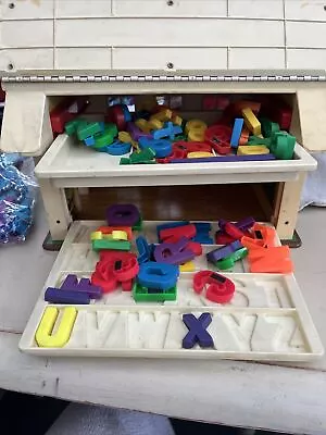 Buy Fisher Price Play Family School House Alphabet Numbers Learning Toy Vintage  • 15£