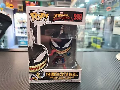 Buy Marvel Spiderman Maximum Venom Venomized Captain Marvel #599 Funko Pop! • 5.24£
