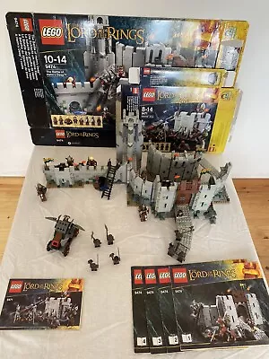 Buy Lego LOTR: Battle Of Helm's Deep (9474) + Uruk-Hai Army (9471) 100% Complete • 400£