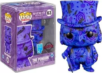 Buy Funko Pop Art Series | Batman Returns | The Penguin With Stack Pop Protector #63 • 19.99£