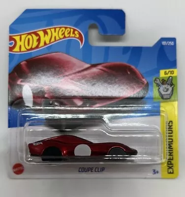 Buy Hot Wheels Coupe Clip Red Experimotors Number 101 New And Unopened • 19.99£