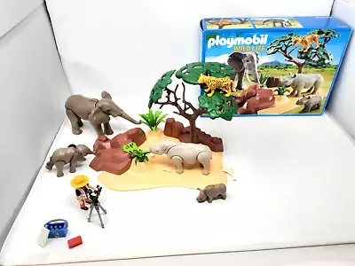Buy Playmobil Wild Life 5417 Safari Reseacher & African Savannah Animals - Complete • 39.50£