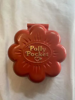 Buy Vintage 1990 Bluebird Polly Pocket Pink Flower Compact Mr. Fry's Restaurant • 20£