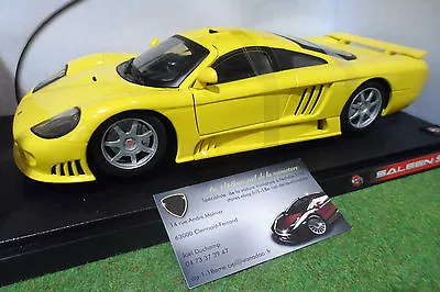 Buy SALEEN S7 Yellow 1/18 Scale By HOT WHEELS 57302 Miniature Collectible Car • 90.95£