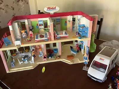 Buy Playmobil Summer Fun Hotel With Bus Retired • 52£