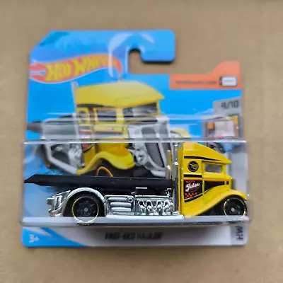 Buy Hot Wheels SHORT CARD 2019 HW METRO FAST-BED HAULER YELLOW TH TREASURE HUNT • 8.39£