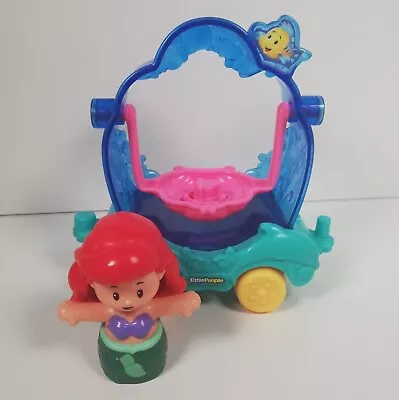 Buy Fisher Price Little People Disney Ariel Parade Float Toy Little Mermaid • 11.99£