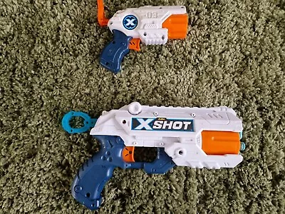 Buy NERF Compatible Zuru X Shot Bundle With 2 Blasters Can Targets And 10 Bullets • 5£