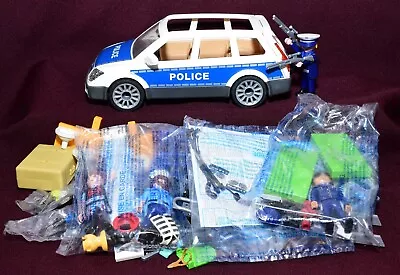 Buy Playmobil Police Car, Figures X4 + Accessories Guns Rifles Beds Toilets+++ 21-07 • 9.99£