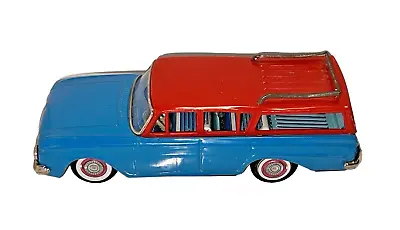 Buy BANDAI 1/24 AMC Rambler Station Wagon Blue & Red Japan Tin Car Litho Model Car • 66.39£