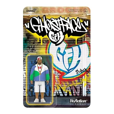 Buy Super7 Ghostface Killah Reaction - (Can It Be All So Simple) Action Figure • 26.99£
