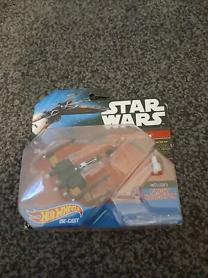 Buy Disney StarWars  TFA HotWheels Die Cast POE's X-WING FIGHTER New/Sealed • 8.95£