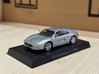 Buy 1/64 Ferrari F355 Berlinetta 1994 Silver Rubber Tyres(Hot Wheels/Matchbox Scale) • 6.99£