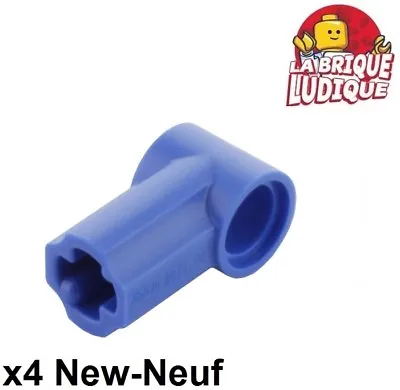 Buy LEGO Technic 4x Axle Pin Connector Angled #1 Blue/Blue 32013 New • 1.73£