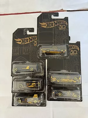 Buy Hot Wheels Lot 6x 50th Anniversary Series Complete Set A57 • 23.95£