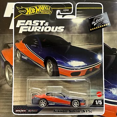 Buy Hot Wheels Premium Fast And Furious Nissan Silvia S15 1:64 Diecast • 14.99£