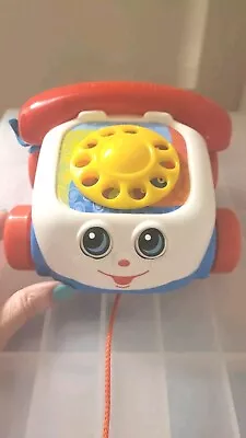 Buy Fisher Price Toy New But Open Chatter Telephone Modern Multicoloured Pull Toy • 14£